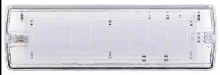 DYNLED noodverlichting, 6000K, 130 lm, 230V/8Watt, 180minuten, keuze uit LED&#039;s aan of uit, 2jaar garantie (350*66*120mm)